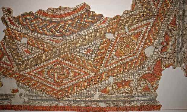 Mosaik im Fishbourne Roman Palace.