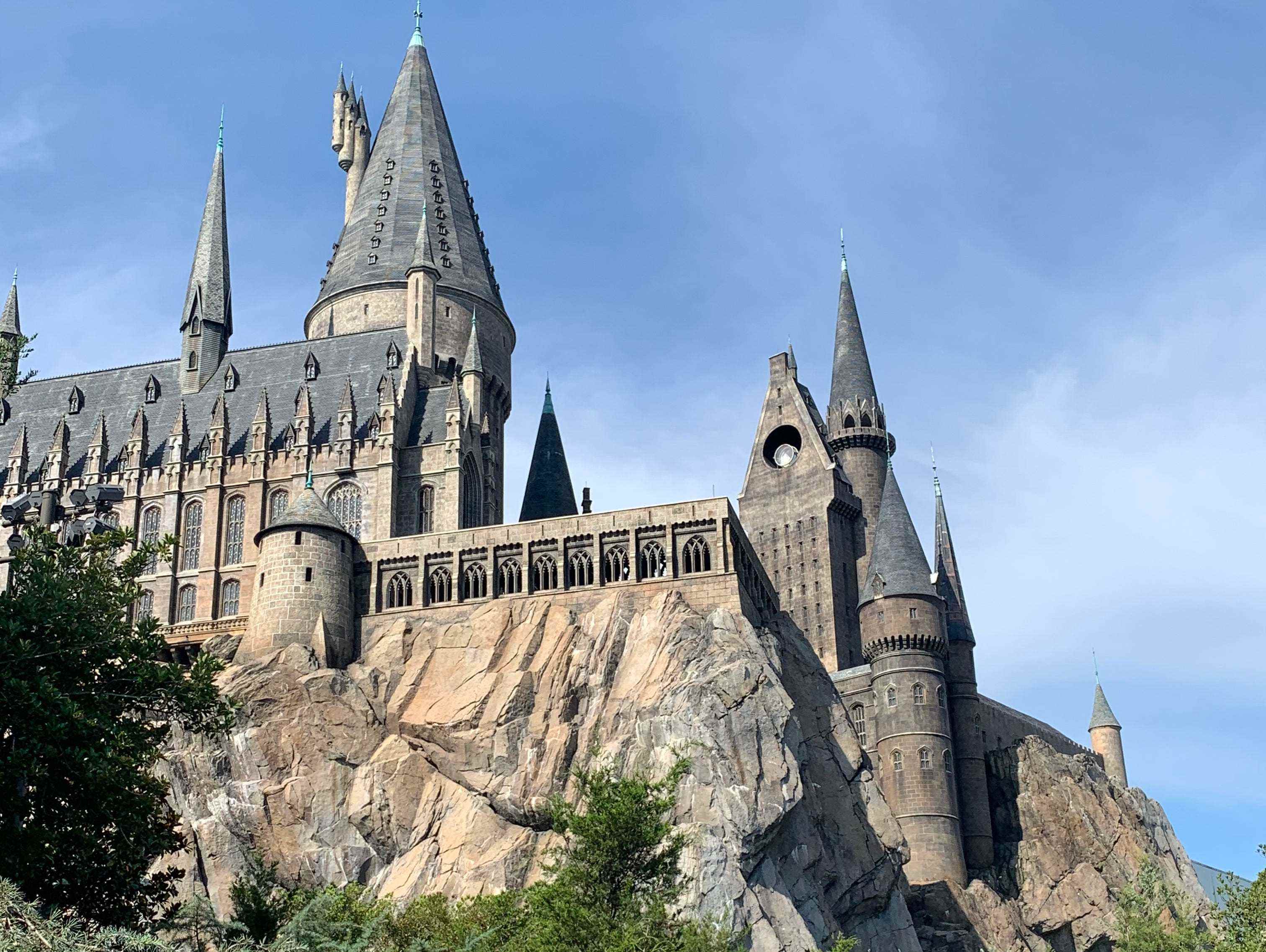Schloss Hogwarts in der Zauberwelt von Harry Potter Universal