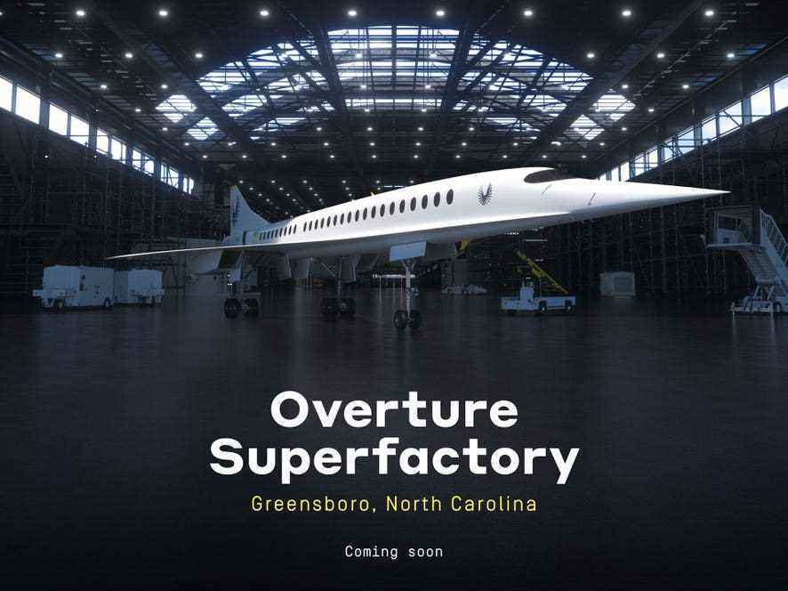 Boom Supersonic Overture-Fabrik.