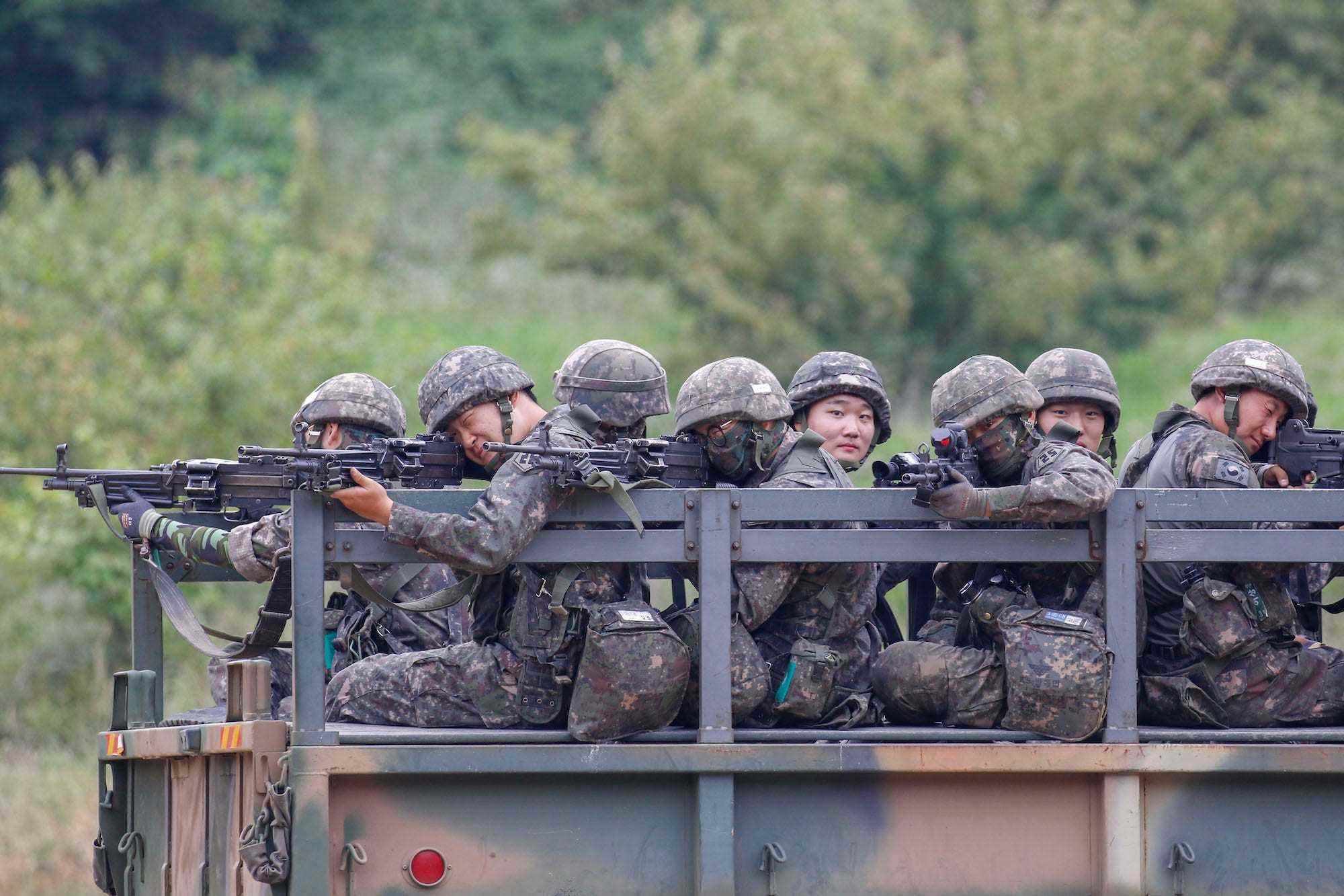Soldaten des südkoreanischen Militärs