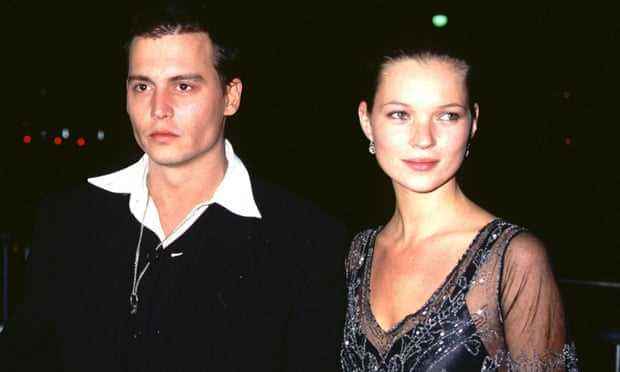 Mit Johnny Depp im Jahr 1997