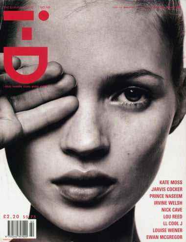 Auf dem Cover des iD-Magazins im Jahr 1996