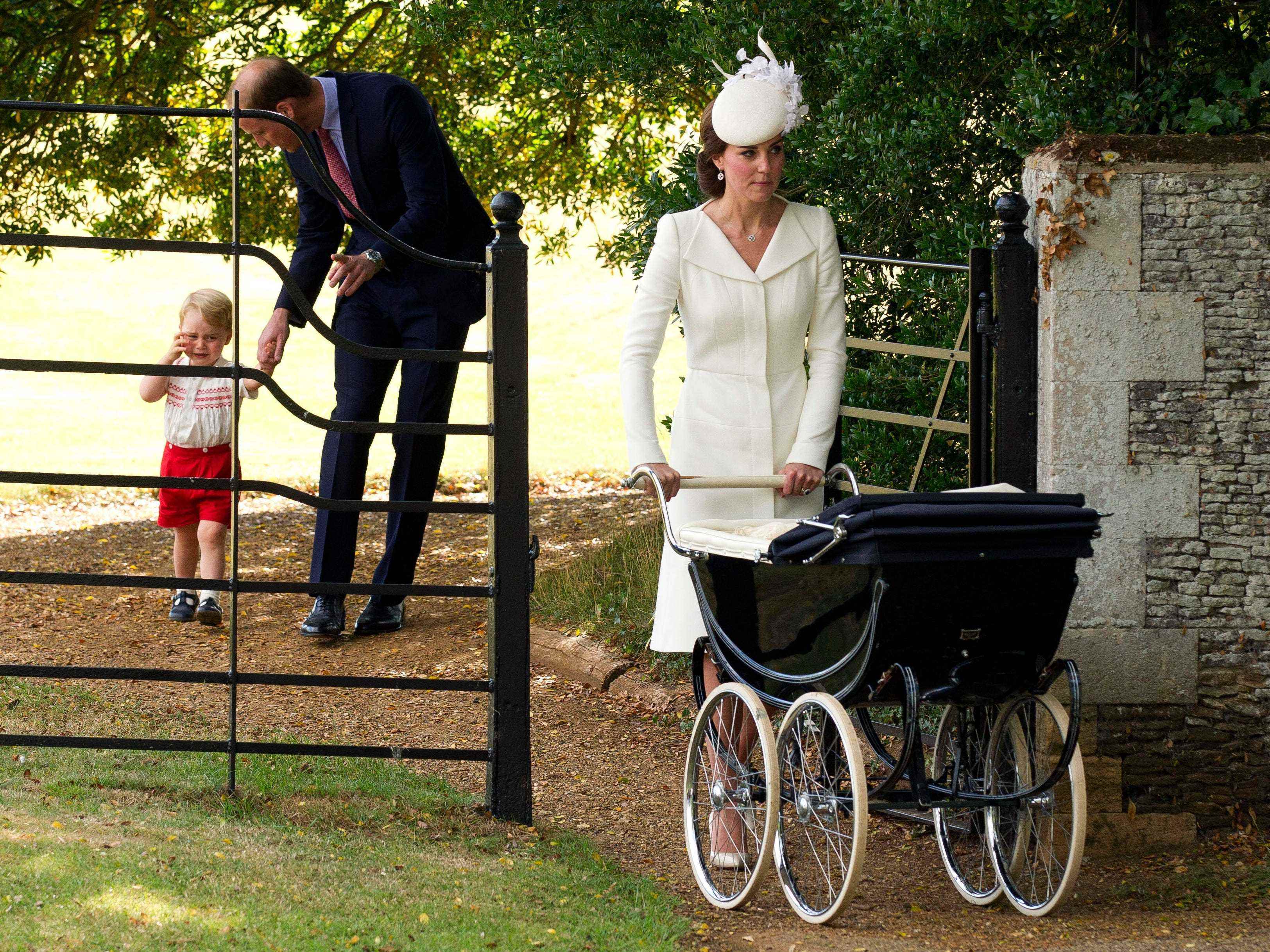 Prinz George, Prinz William und Kate Middleton.
