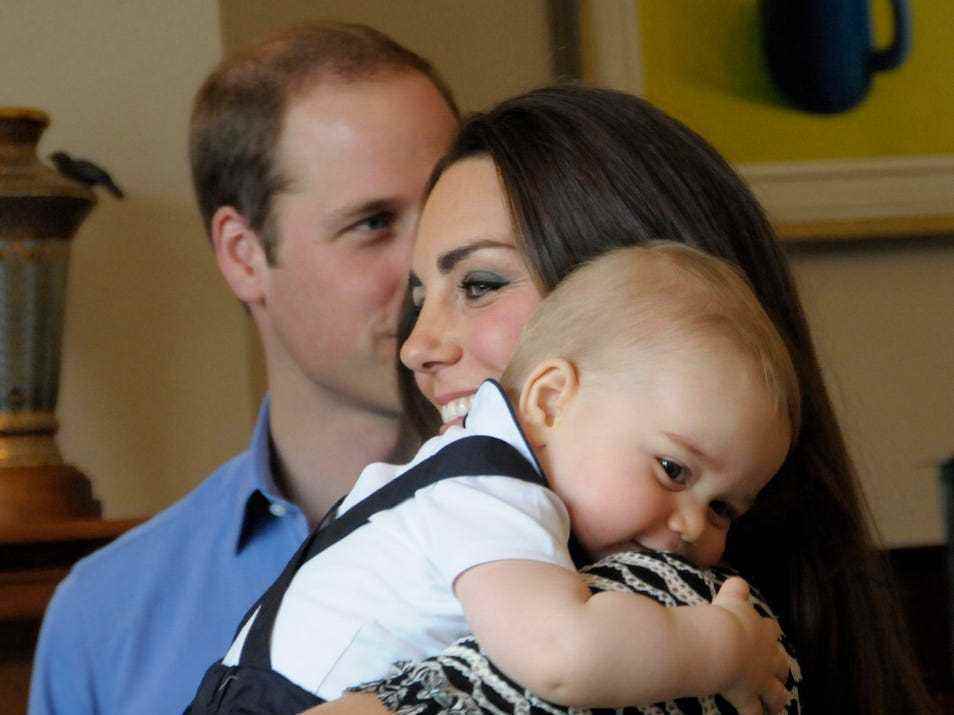 Prinz William, Kate Middleton und Prinz George besuchten 2014 Neuseeland.