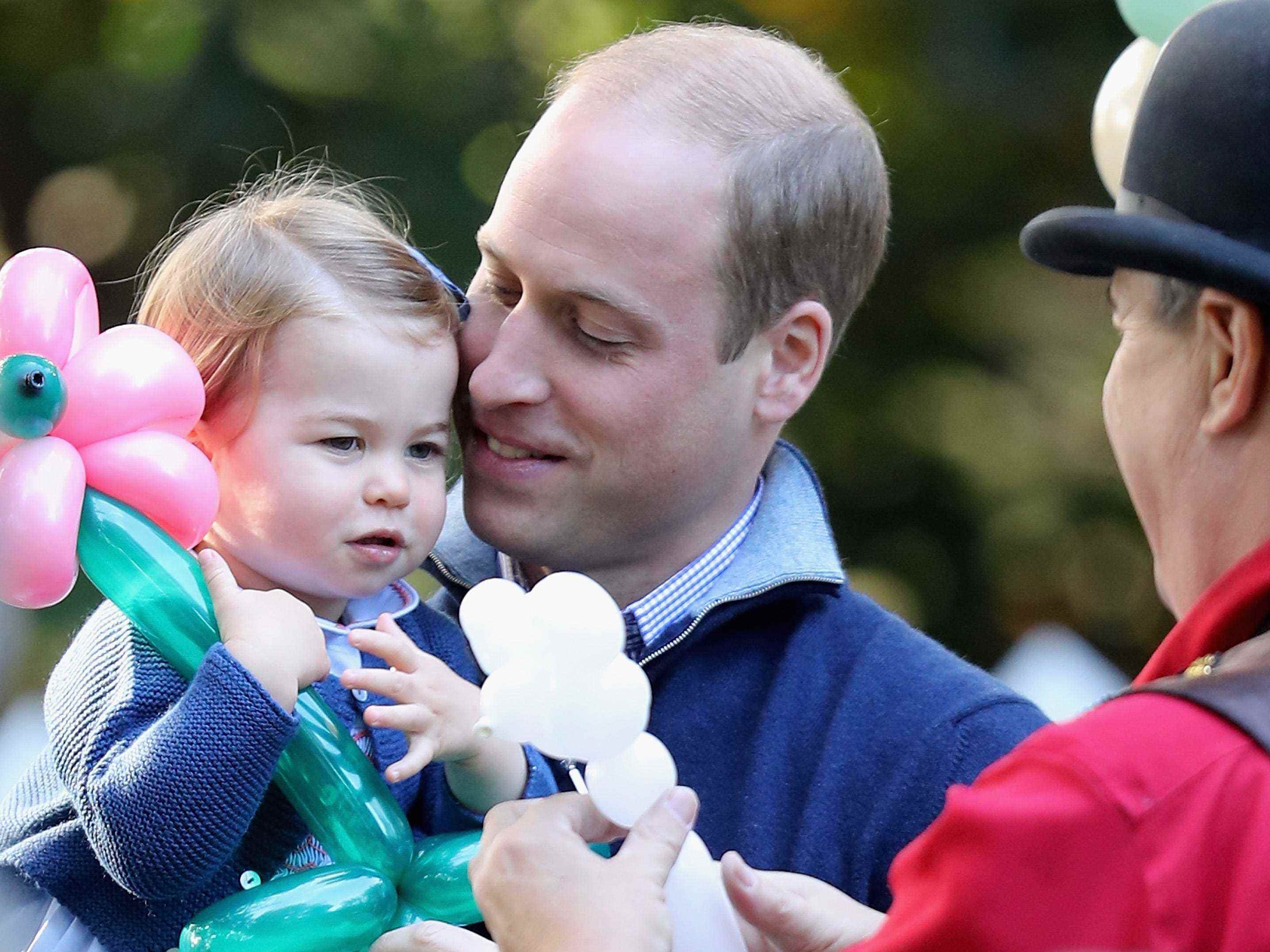 Prinz William und Prinzessin Charlotte bei einem Besuch in Kanada im Jahr 2016.