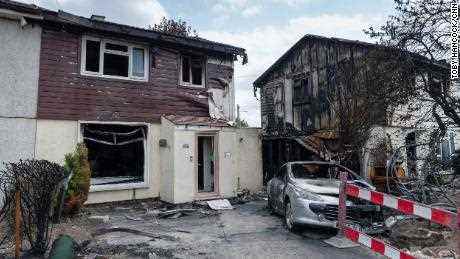 Das Haus von Zoya Shumanska in Dagenham wurde von den Flammen zerstört.
