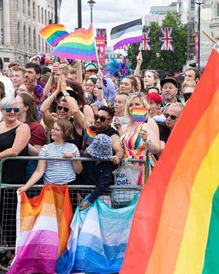 Pride in London, 2022 für einen britischen Sommertag.