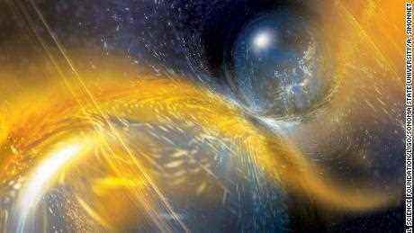 Astronomen entdecken Gravitationswellen, die durch die Kollision massiver Neutronensterne entstehen