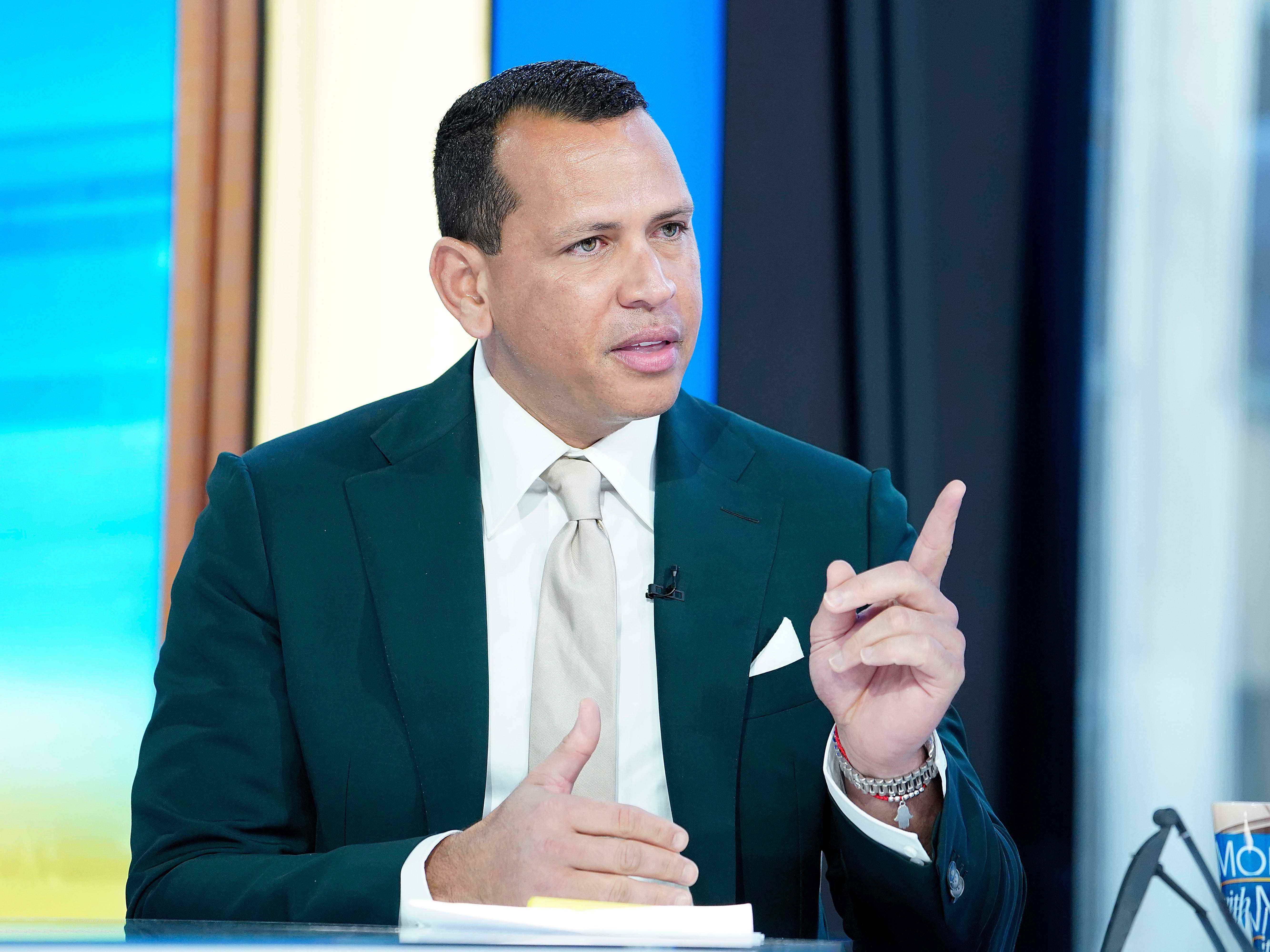 Alex Rodriguez „A-Rod“ besucht 2019 „Mornings With Maria“.
