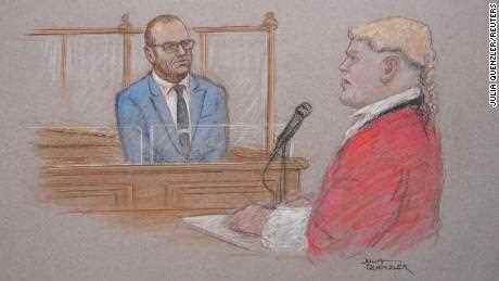 Gerichtsskizze zeigt Kevin Spacey bei einer Anhörung in London am 14. Juli.