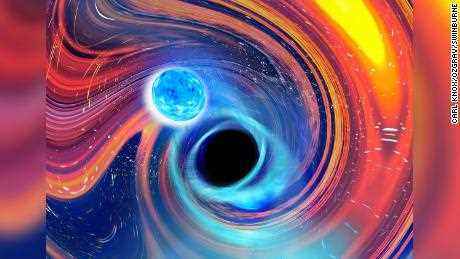 "Pac-Man"  im Weltraum: Schwarze Löcher verschlingen Neutronensterne als erster Hinweis auf ein seltenes Himmelsereignis