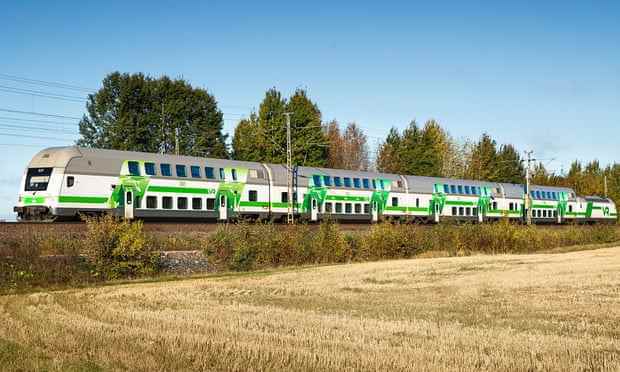 Ein Intercity-Zug der VR Finnish Railways.