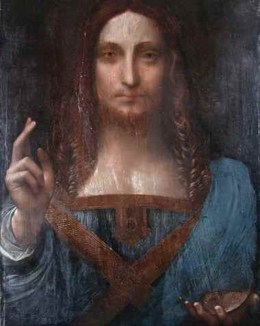 Der teuerste aller Zeiten … Salvator Mundi brachte 450 Millionen Dollar ein.