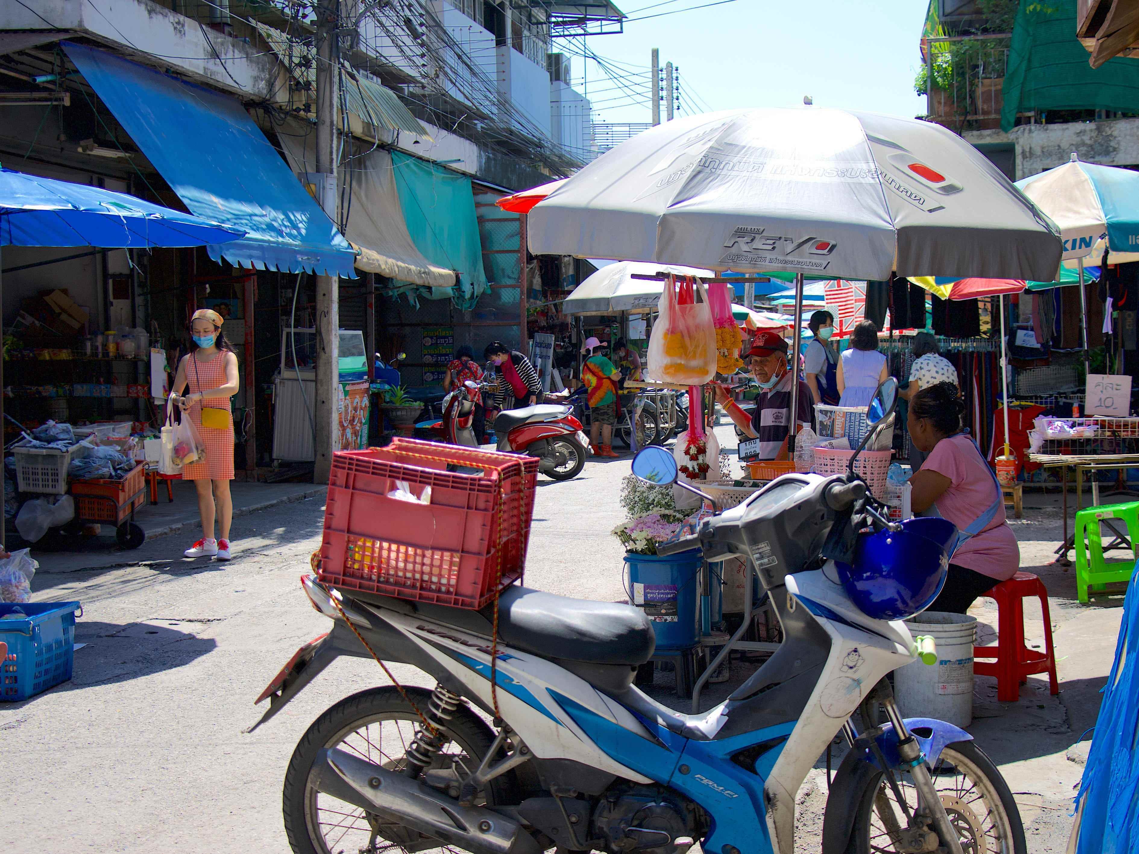 Ein Markt in Chiang Mai, Thailand.