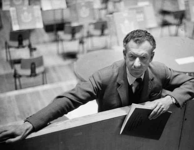 Benjamin Britten im Oktober 1965 in der Royal Festival Hall in London.