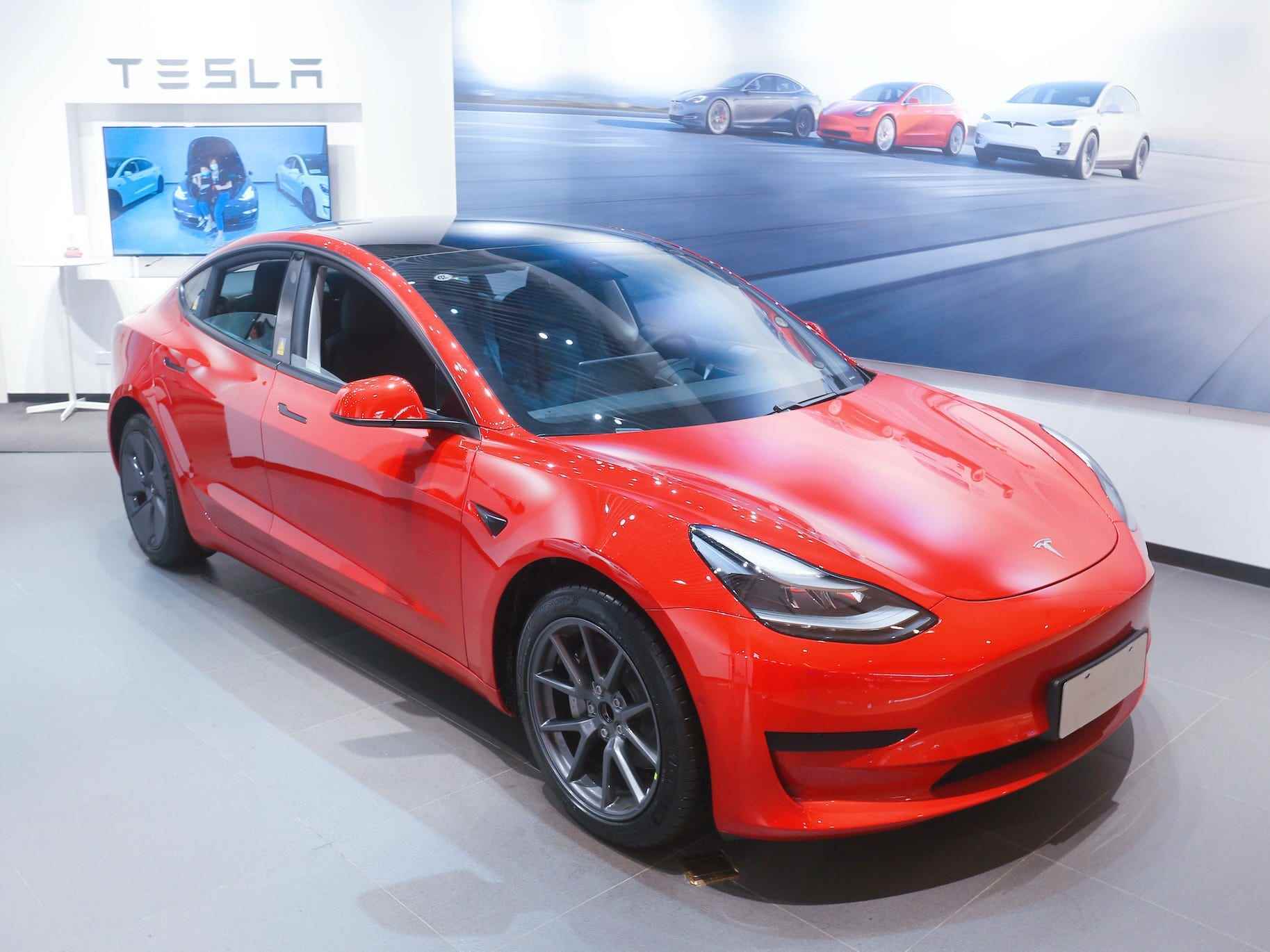 Das Tesla-Modell 3.