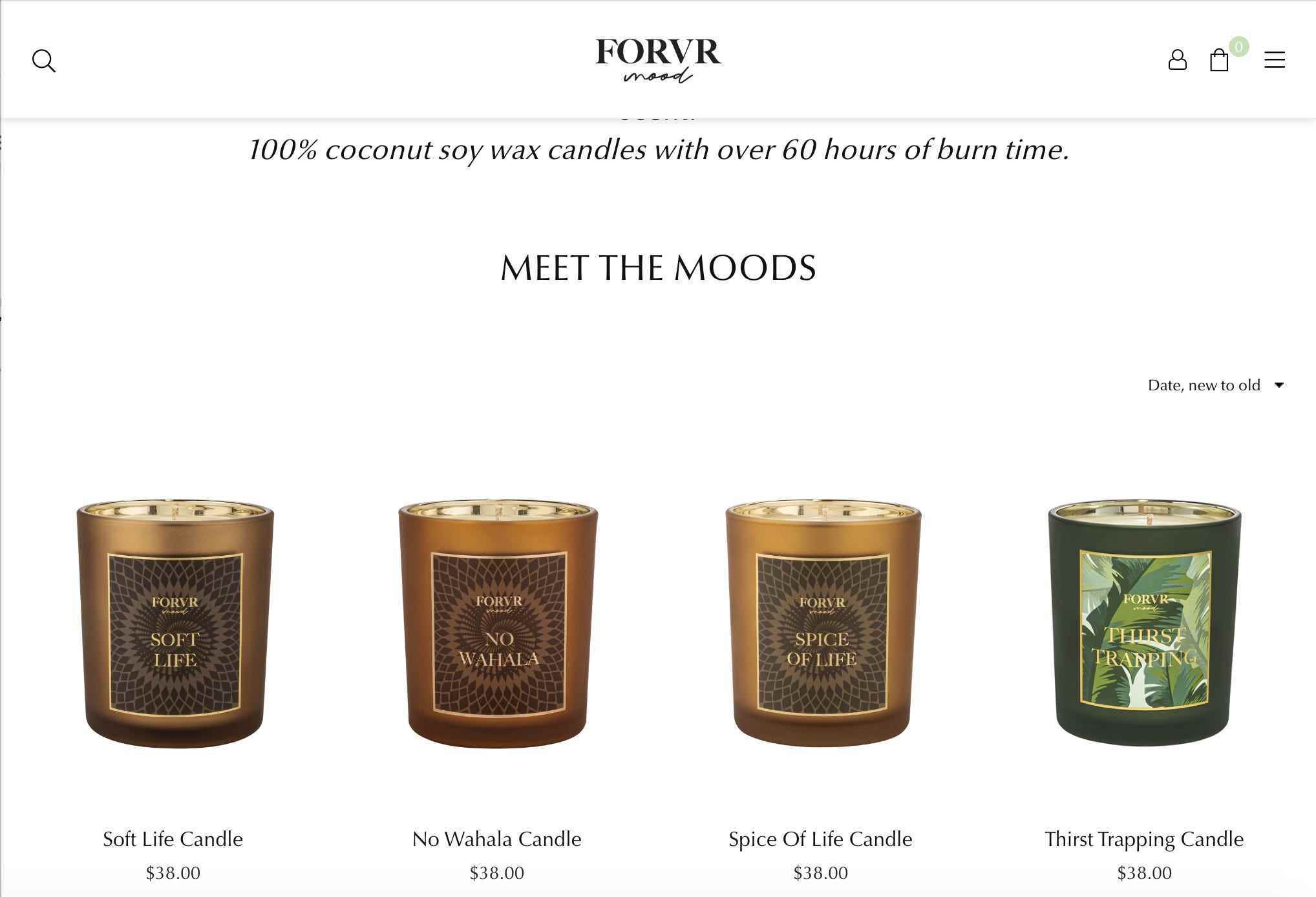 Jackie Aina Screenshot der FORVR Mood-Website