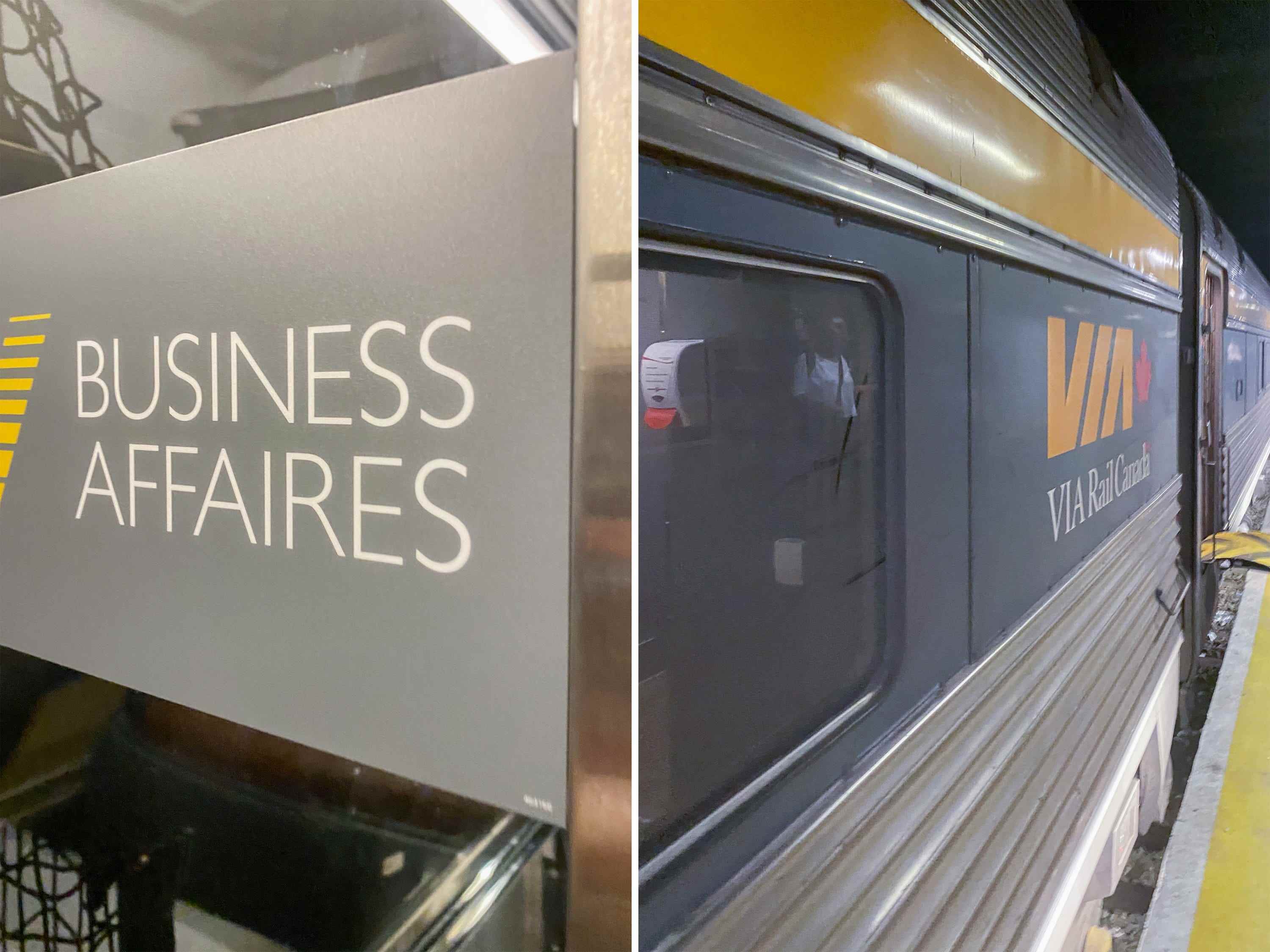 Das Business-Class-Auto im Zug