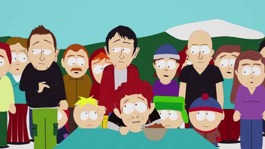 Cartman bekommt seine sadistische Rache an Scott Tenorman, während Radiohead zuschaut.