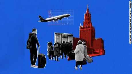 Putins Krieg hat einen Exodus aus Russland ausgelöst - doch die Fluchtmöglichkeiten schrumpfen