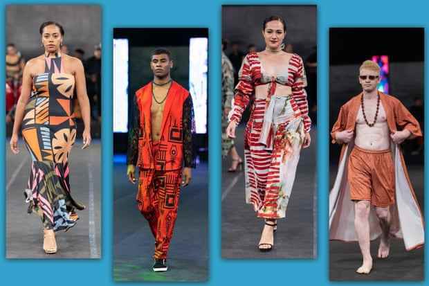 Models auf der Fiji Fashion Week