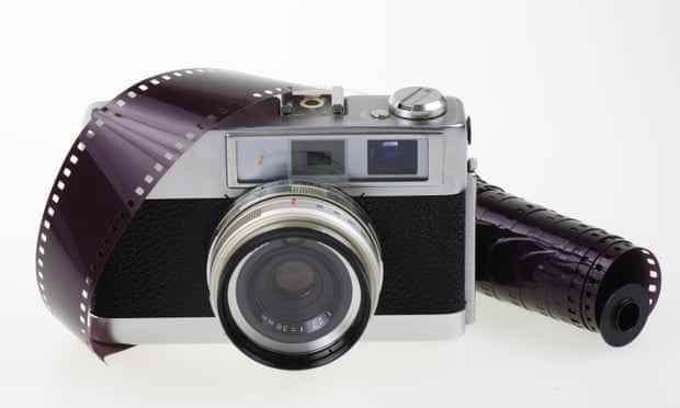 „Ich verlasse das Haus selten ohne mindestens eine meiner Filmkameras“: eine alte analoge Messsucherkamera.