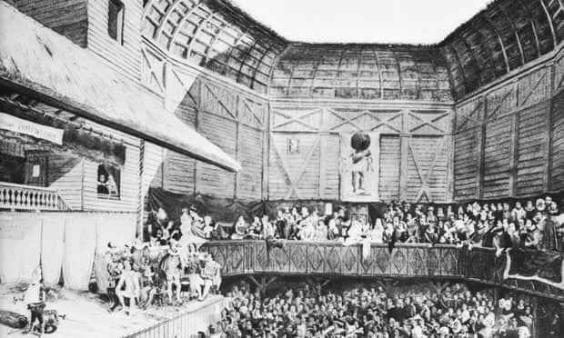 Das Globe-Theater zu Shakespeares Zeiten.