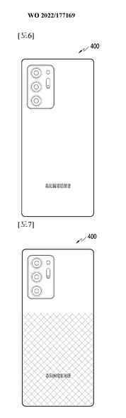 Bild aus der Patent-App zeigt, dass der hintere Bildschirm 60 Prozent der Rückseite einnehmen könnte – Samsung reicht Patentanmeldung für ein Dual-Screen-Telefon ein