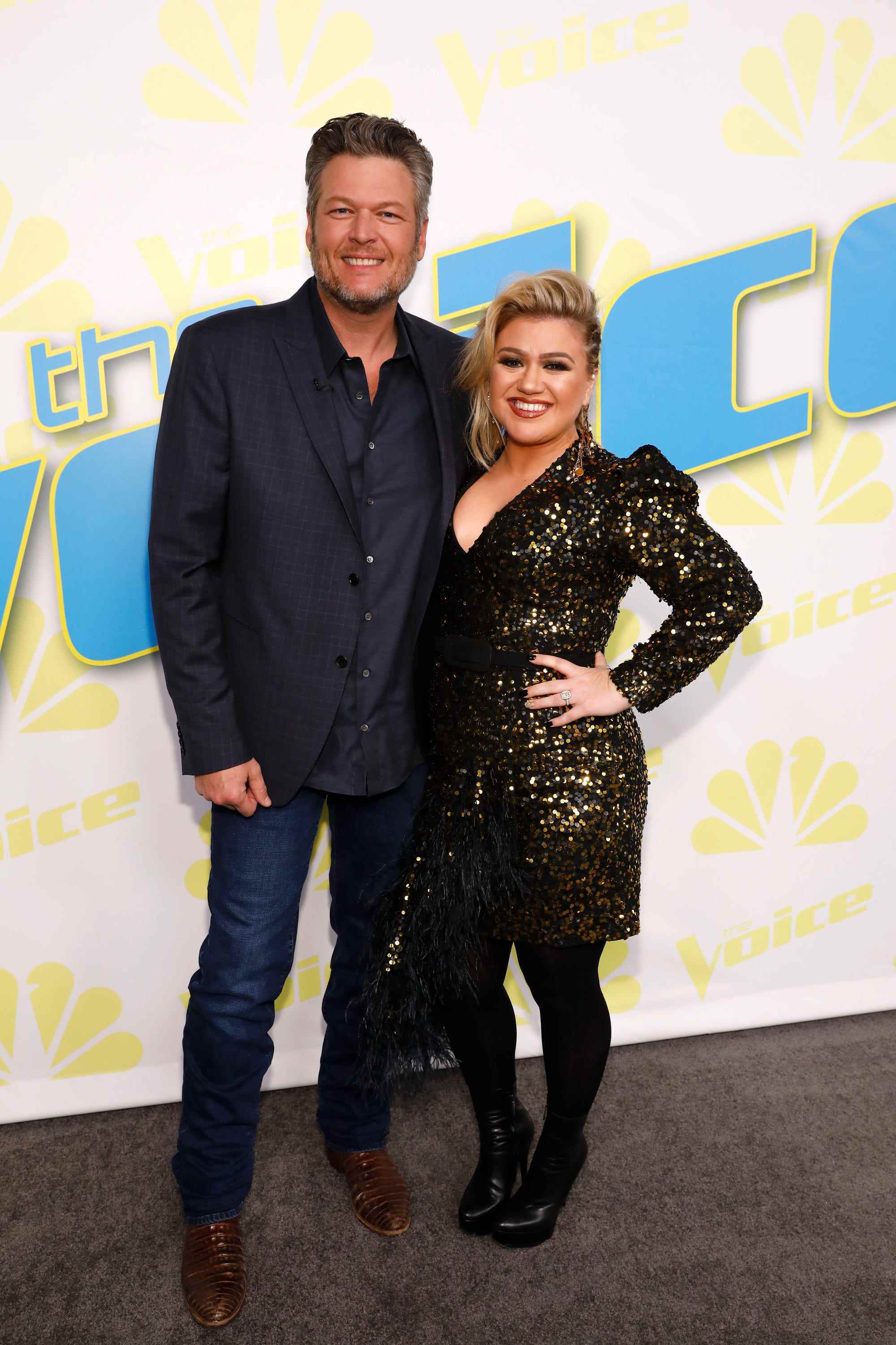 Blake Shelton und Kelly Clarkson, Juroren bei „The Voice“