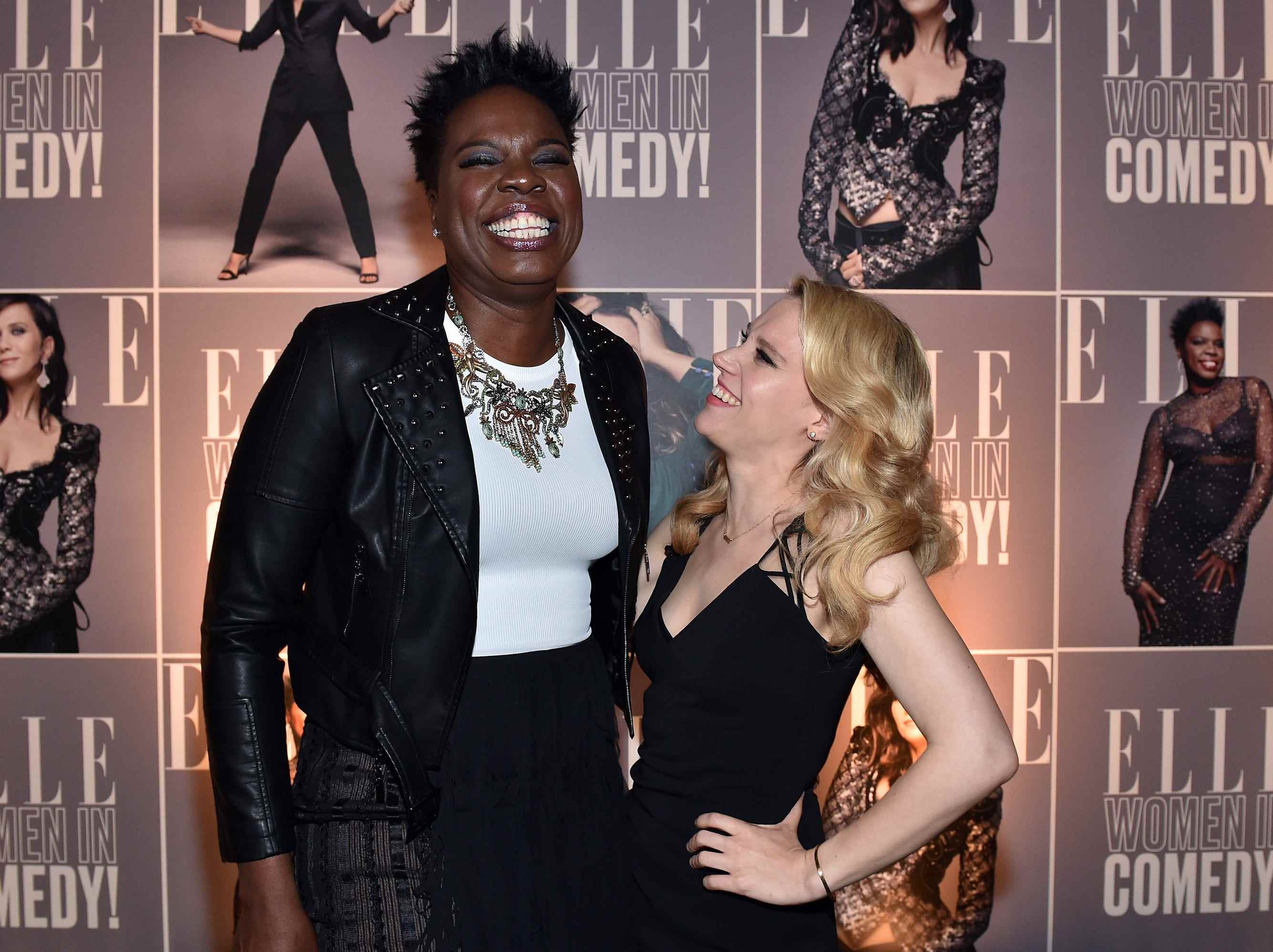 Leslie Jones und Kate McKinnon bei einem Elle-Event im Jahr 2016