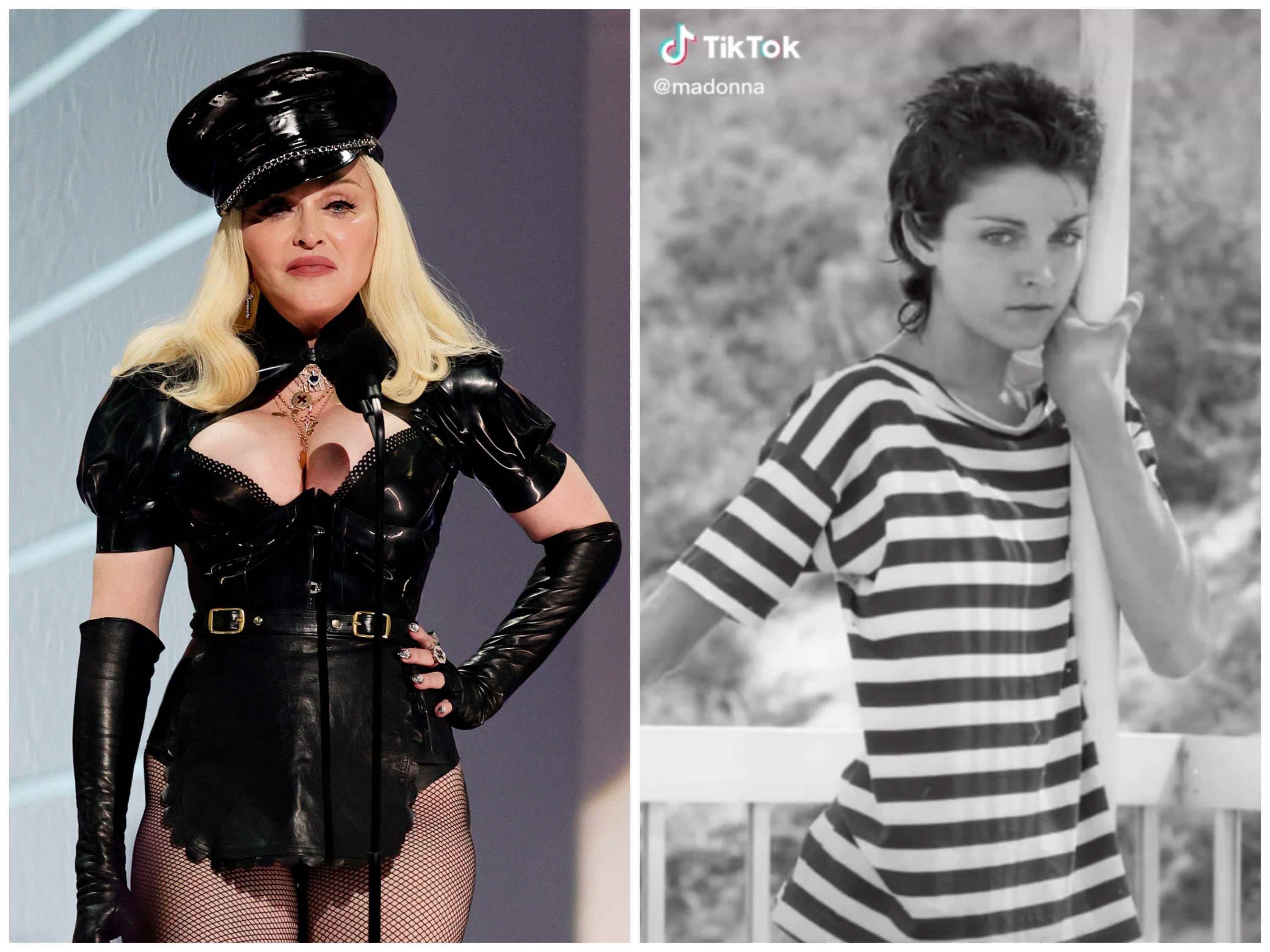 Madonna jetzt gegen Madonna als Teenager