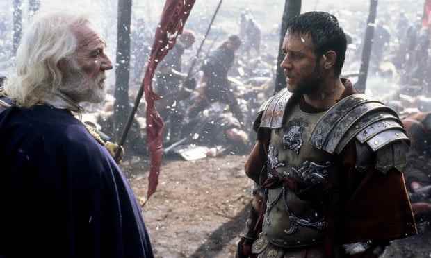 Epische Reichweite … in Gladiator mit Russell Crowe.