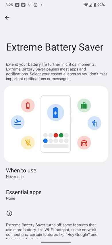 Der auf einigen Pixel-Modellen verfügbare Extreme Battery Saver – die Huawei Mate 50-Reihe kann Anrufe tätigen und SMS senden, selbst wenn der Akku leer ist