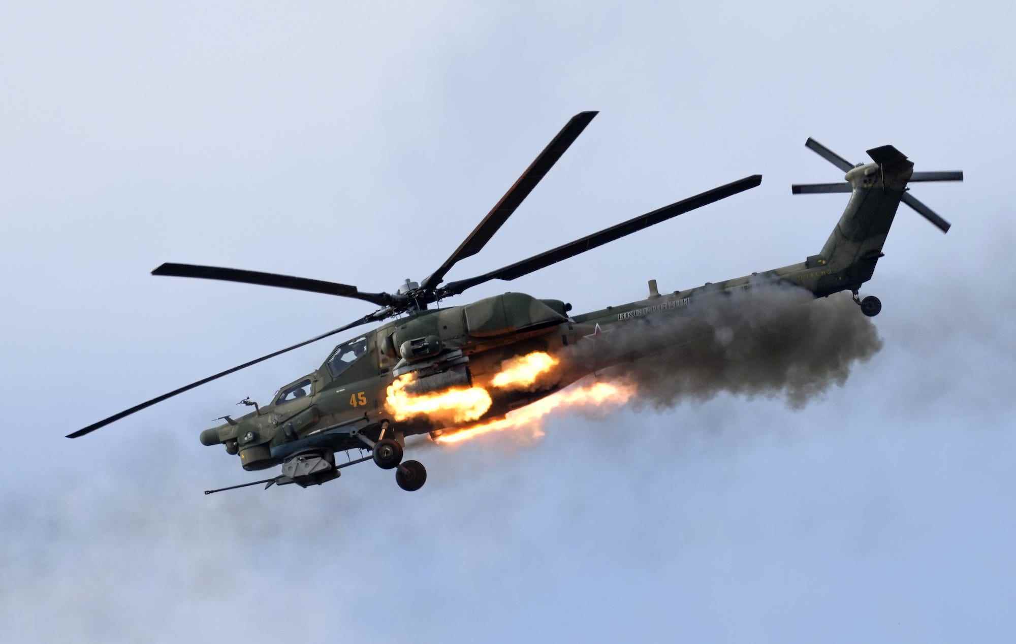 Russland Kampfhubschrauber Mil Mi-28