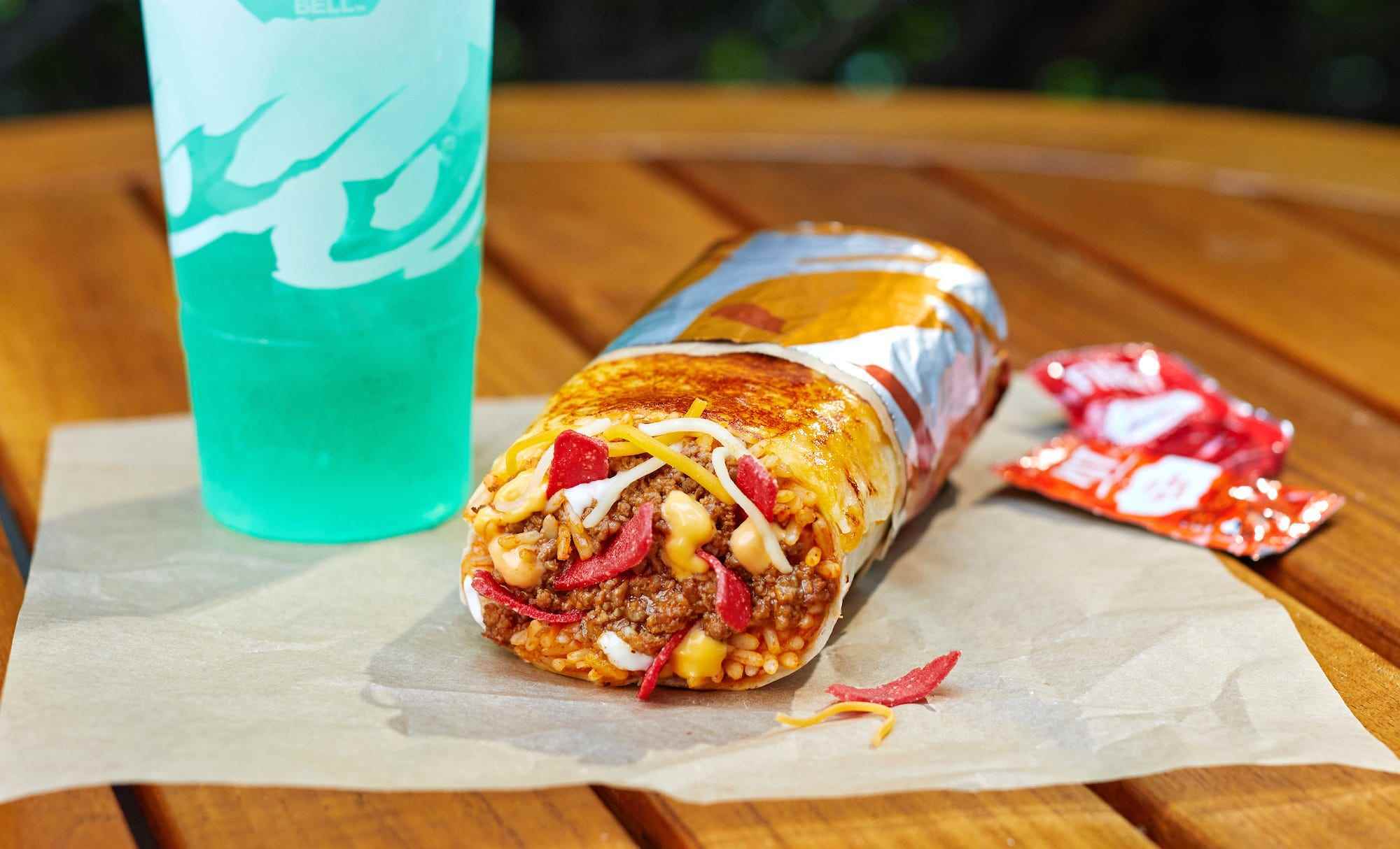 Gegrillter Käse-Burrito von Taco Bell