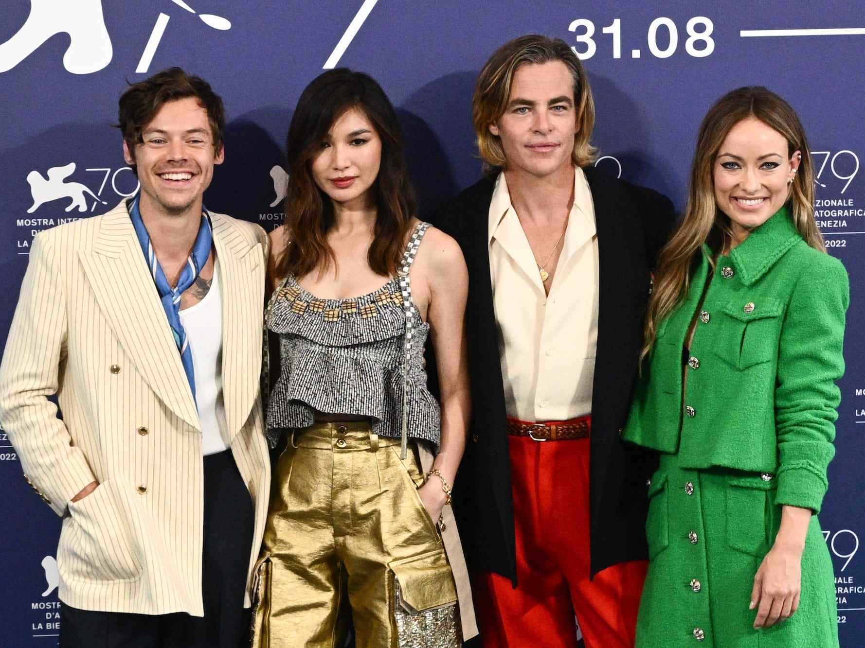 Harry Styles, Gemma Chan, Chris Pine und Olivia Wilde besuchen die Filmfestspiele von Venedig.
