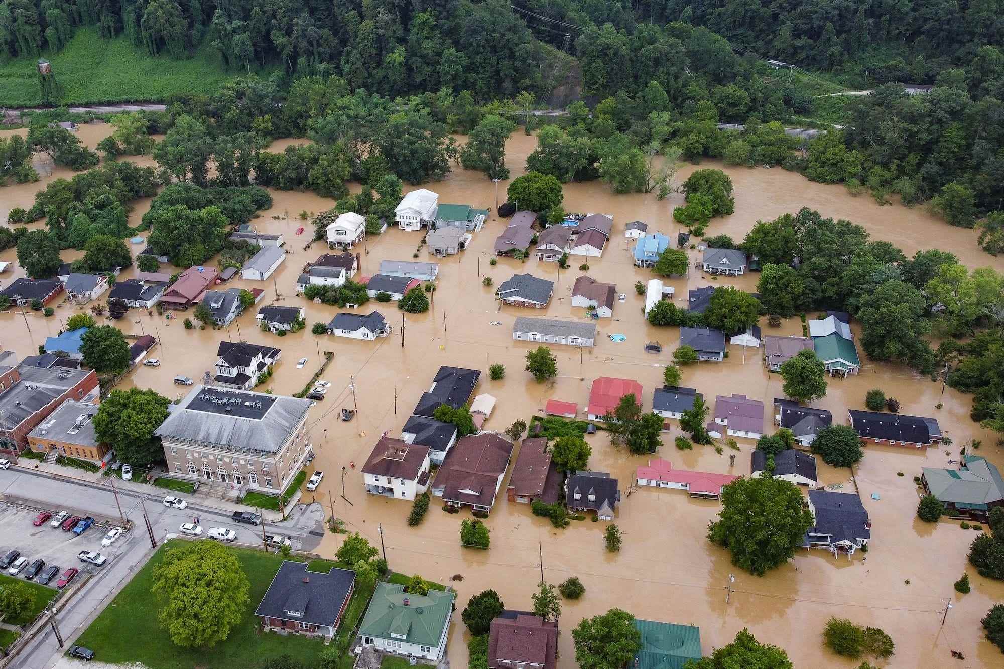 Überschwemmung in Jackson, Juli 2022.