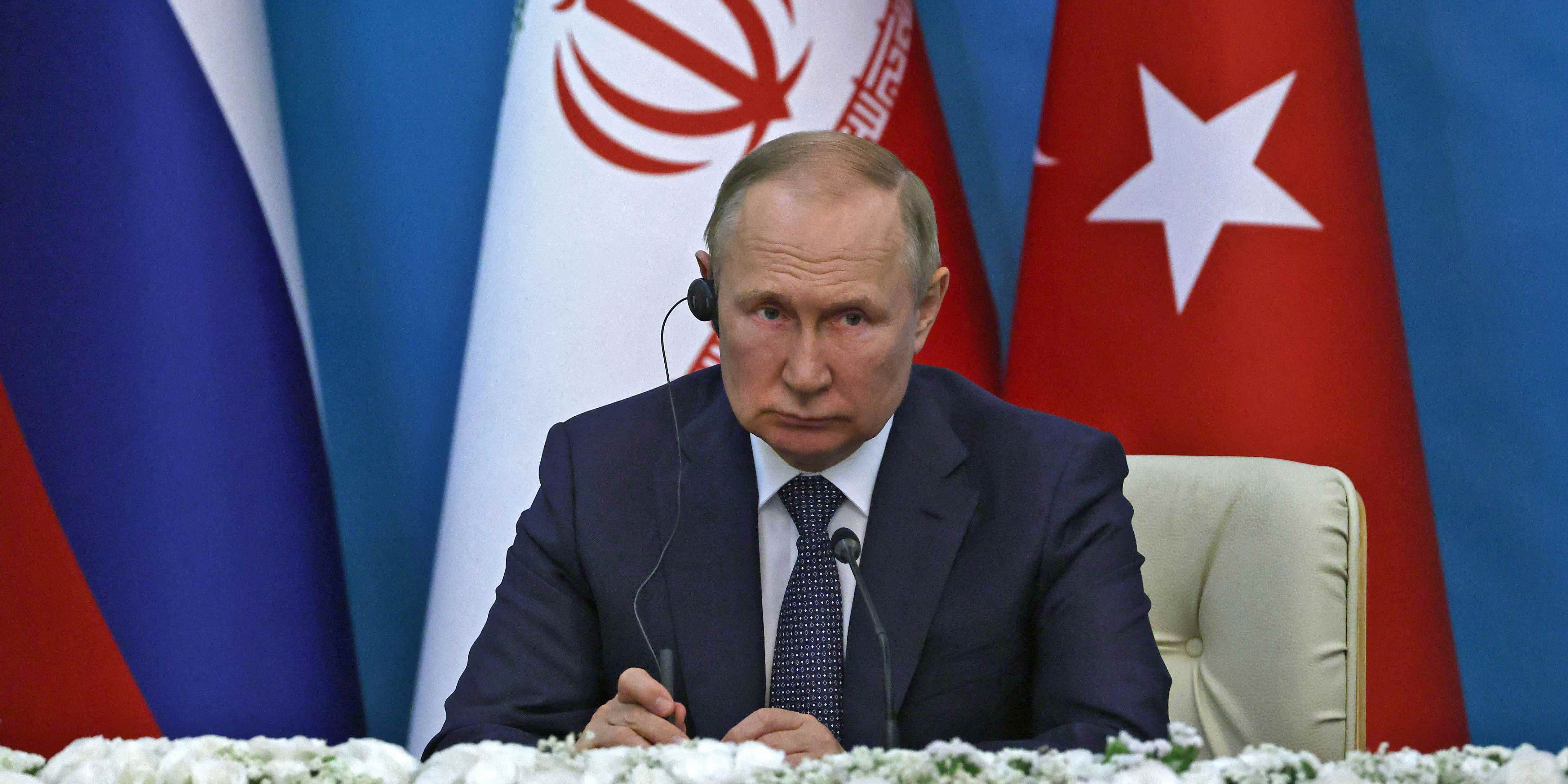 Der russische Präsident Wladimir Putin im Iran