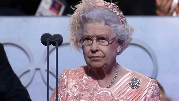 Die Queen bei den Olympischen Spielen 2012