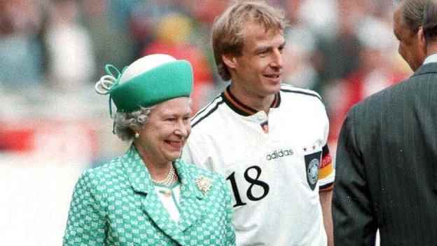 Die Königin und Jürgen Klinsmann