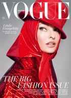 Linda Evangelista auf dem Cover der britischen Vogue vom September 2022.
