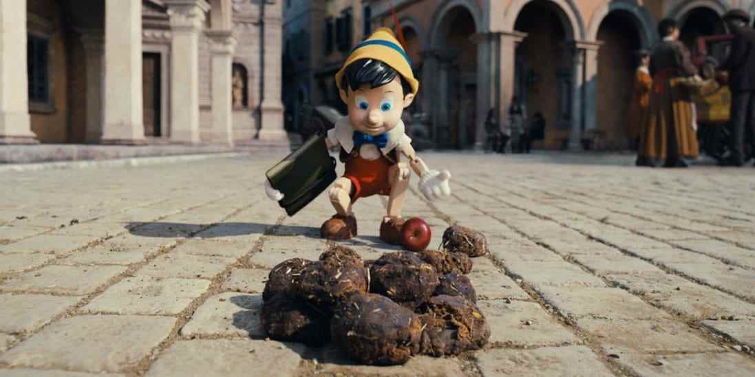 Pinocchio entdeckt Kacke