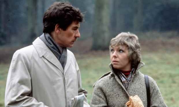 Gwyneth Powell in dem ITV-Sesselthriller „Der Tag des Todes“ mit Ian McKellen, 1980.