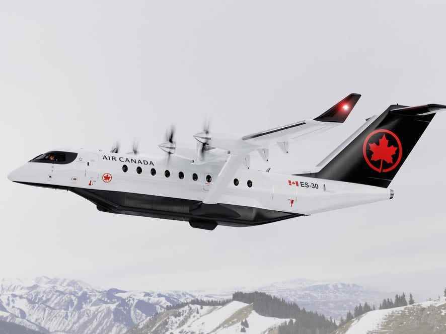 Air Canada Heart Luft- und Raumfahrt.