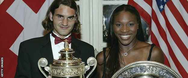 Roger Federer und Serena Williams