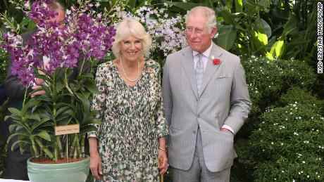 Prinz Charles, jetzt König Charles III, ließ in Singapur eine Orchidee nach sich benennen. 