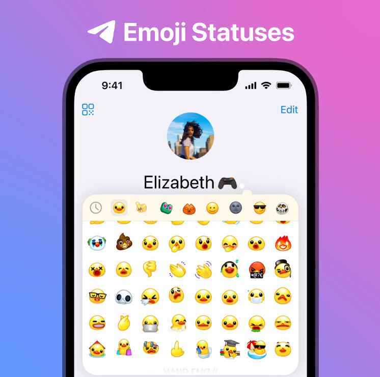 Das Telegramm-Update bringt noch mehr Optimierungen für Emoji, die exklusive Funktion von Android 13