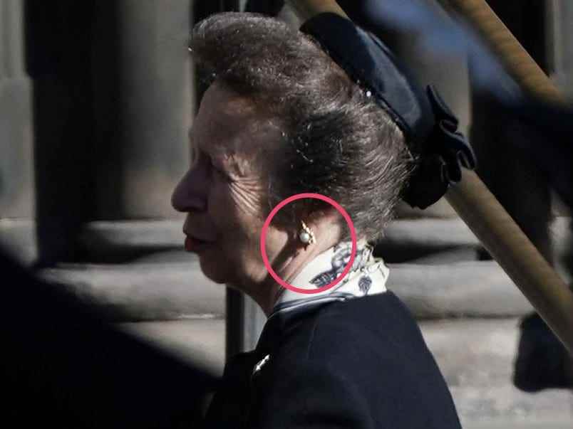 Ohrringe von Prinzessin Anne