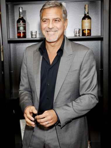 Clooney bei der Vorstellung von Cindy Crawfords Buch Becoming und seines Casamigos Tequila 2015.