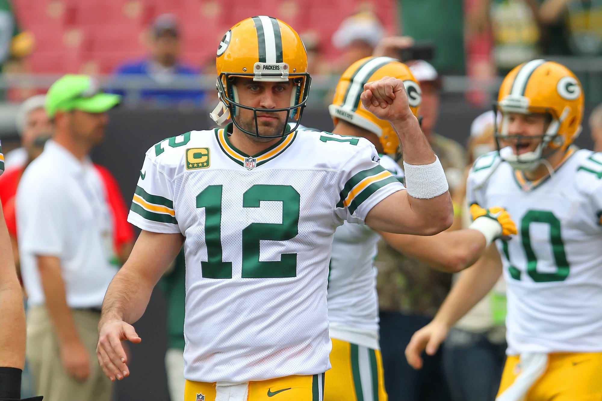 Aaron Rodgers bei Green Bay Packers.